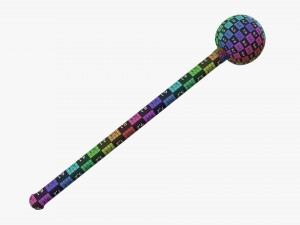 Bass Drum Mallet Model 3D