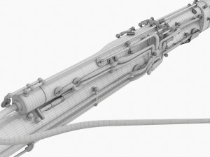 Bassoon 3D Model