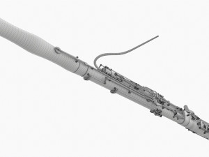 Bassoon 3D Model
