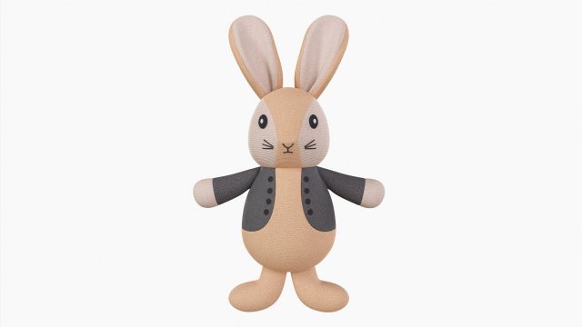 Bunny Toy Boy 3D-Modell .c4d .max .obj .3ds .fbx .stl .blend 