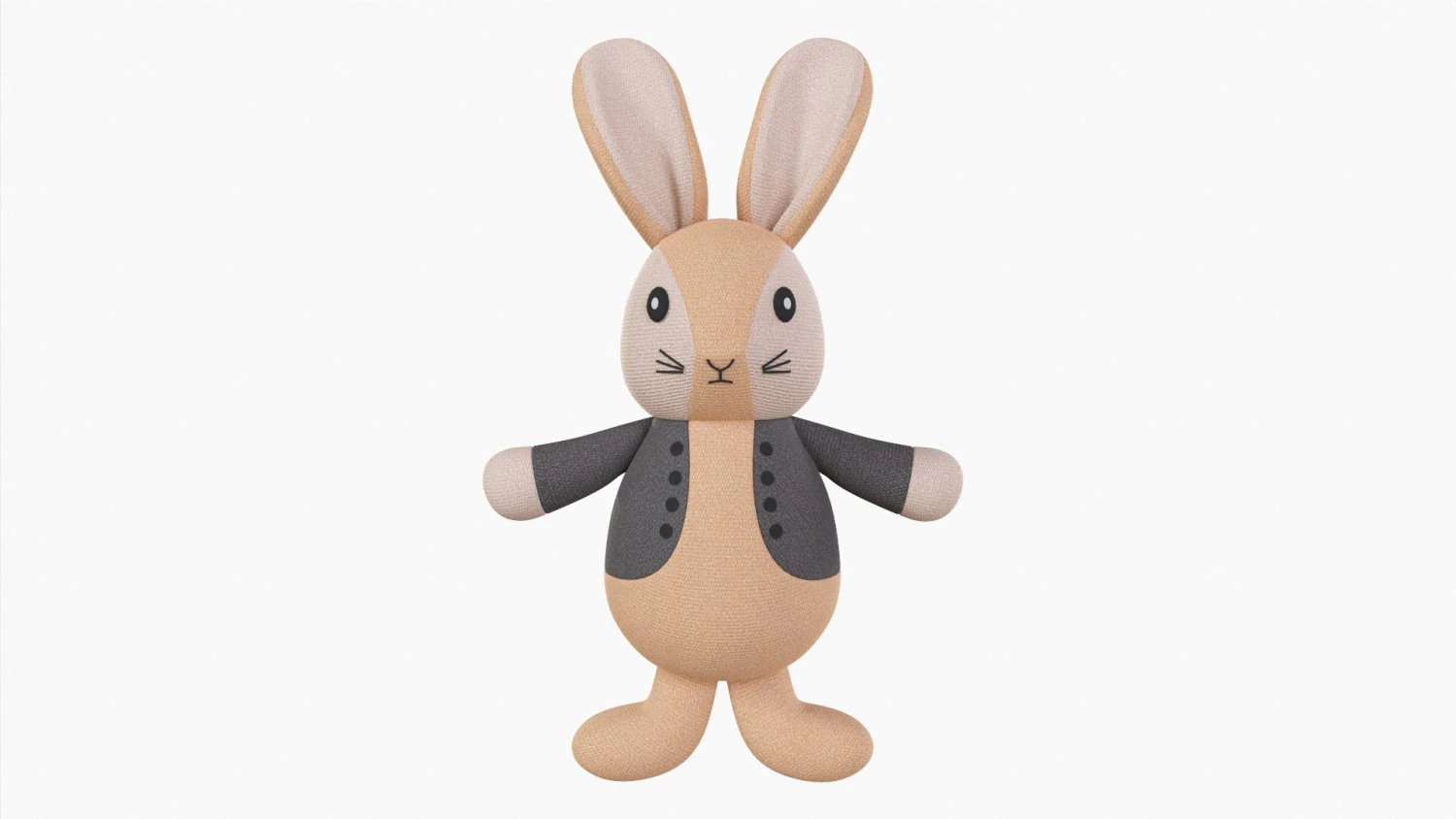 Bunny Toy Boy 3D Model .c4d .max .obj .3ds .fbx .stl .blend 