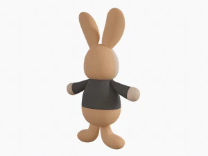 Bunny Toy Boy 3D Model
