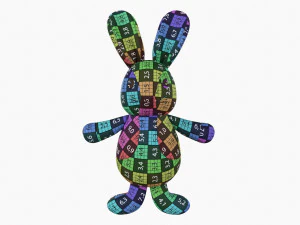 Bunny Toy Boy 3D Model