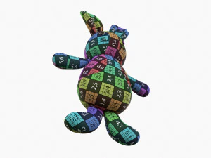 Bunny Toy Boy 3D Model