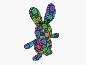 Bunny Toy Boy 3D Model
