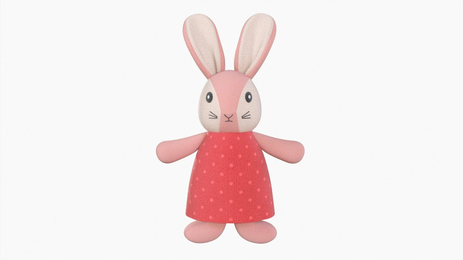 Bunny Toy Girl 3D Model .c4d .max .obj .3ds .fbx .stl .blend