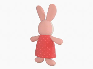 Bunny Toy Girl 3D Model