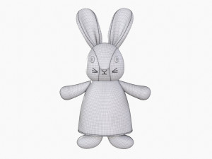 Bunny Toy Girl Model 3D