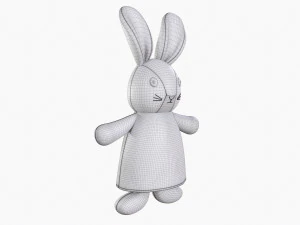 Bunny Toy Girl 3D Model