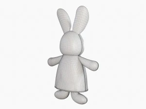Bunny Toy Girl 3D Model