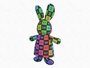 Bunny Toy Girl 3D Model