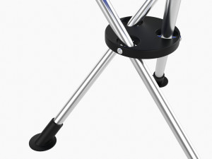 Camping Folding Tripod Chair 3D Модель