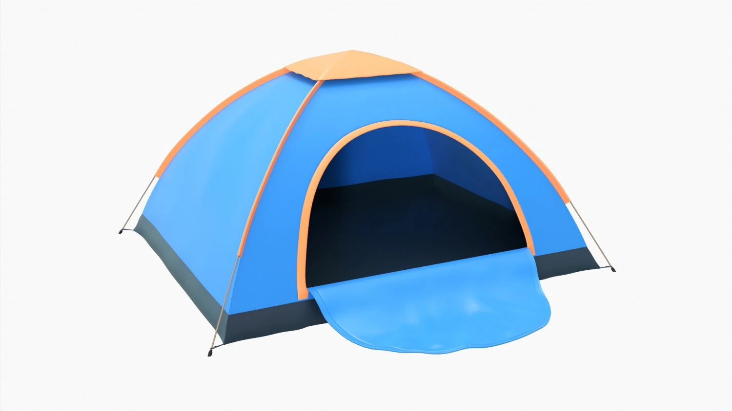 Camping Tent 3D Model .c4d .max .obj .3ds .fbx .stl .blend