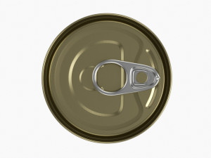 Canned Food Round Tin Metal Aluminum Can 014 Modelo 3D