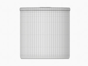 Canned Food Round Tin Metal Aluminum Can 014 Modelo 3D