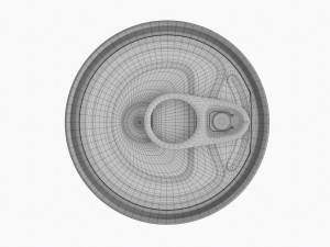 Canned Food Round Tin Metal Aluminum Can 014 Modelo 3D