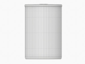 Canned Food Round Tin Metal Aluminum Can 015 3D Model