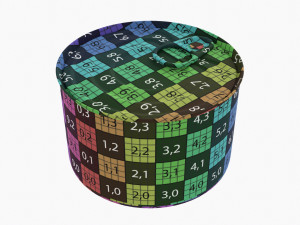 Canned Food Round Tin Metal Aluminum Can 018 Model 3D