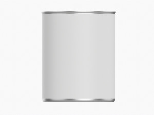 Canned Food Round Tin Metal Aluminum Can 019 Modelo 3D
