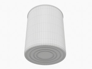 Canned Food Round Tin Metal Aluminum Can 019 Modelo 3D