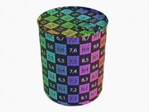 Canned Food Round Tin Metal Aluminum Can 019 Modelo 3D