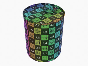 Canned Food Round Tin Metal Aluminum Can 019 Modelo 3D