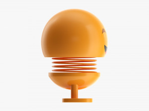 Car Spring Toy Figure 01 Smile Happy Modelo 3D