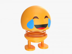 Car Spring Toy Figure 02 Lol Smile Happy 3D Model