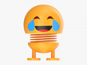 Car Spring Toy Figure 02 Lol Smile Happy Modelo 3D