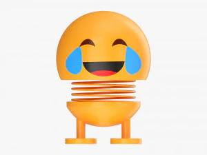 Car Spring Toy Figure 02 Lol Smile Happy 3D Model