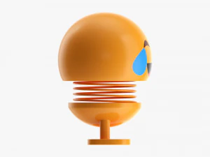 Car Spring Toy Figure 02 Lol Smile Happy 3D Model