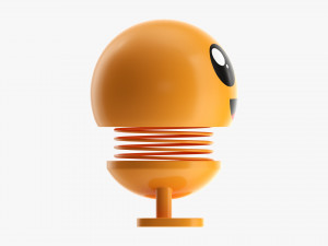 Car Spring Toy Figure 03 Happy Smile 3Dモデル