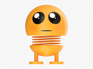 Car Spring Toy Figure 04 Please Sorry 3D Model