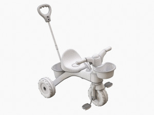 Children Trike Tricycle With Parent Handle Modelo 3D