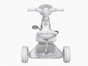 Children Trike Tricycle With Parent Handle Modelo 3D