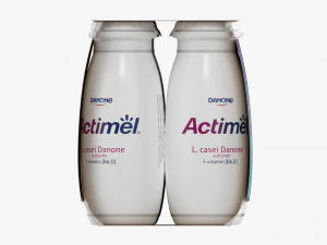 Danone Actimel Bottles 12-Pack 3D Model