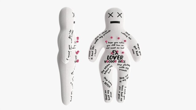 Ex Lover Voodoo Doll 3D मॉडल .c4d .max .obj .3ds .fbx .stl .blend 
