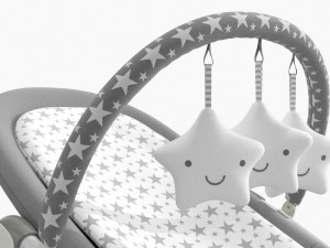 Fold Rocker With Toys 3D Модель
