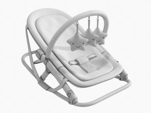 Fold Rocker With Toys 3D Модель