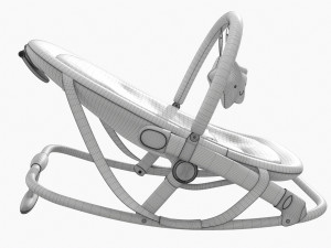 Fold Rocker With Toys 3D Модель
