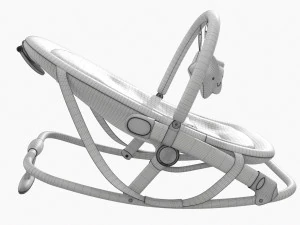 Fold Rocker With Toys 3D Model