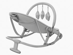 Fold Rocker With Toys 3D Модель
