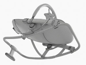 Fold Rocker With Toys 3D Model
