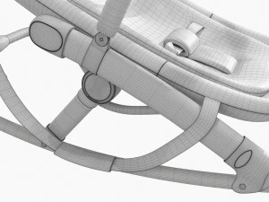 Fold Rocker With Toys 3D Model