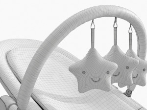 Fold Rocker With Toys 3D Модель
