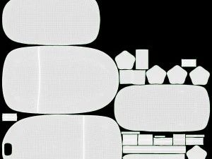 Fold Rocker With Toys 3D Model