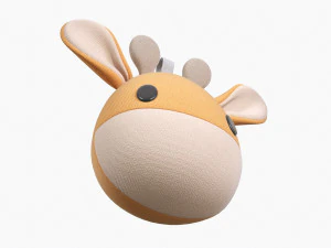 Giraffe Toy For Kids 3D Model