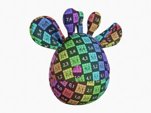 Giraffe Toy For Kids 3D Model