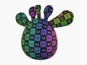 Giraffe Toy For Kids 3D Model