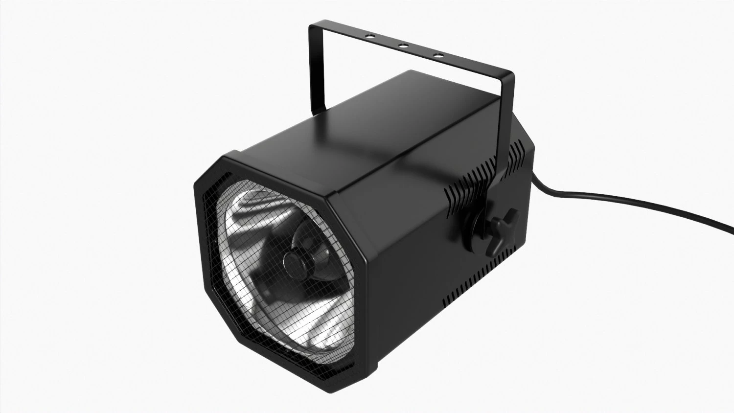 Stage UV Lamp Blacklight 3D Model .c4d .max .obj .3ds .fbx .stl .blend 
